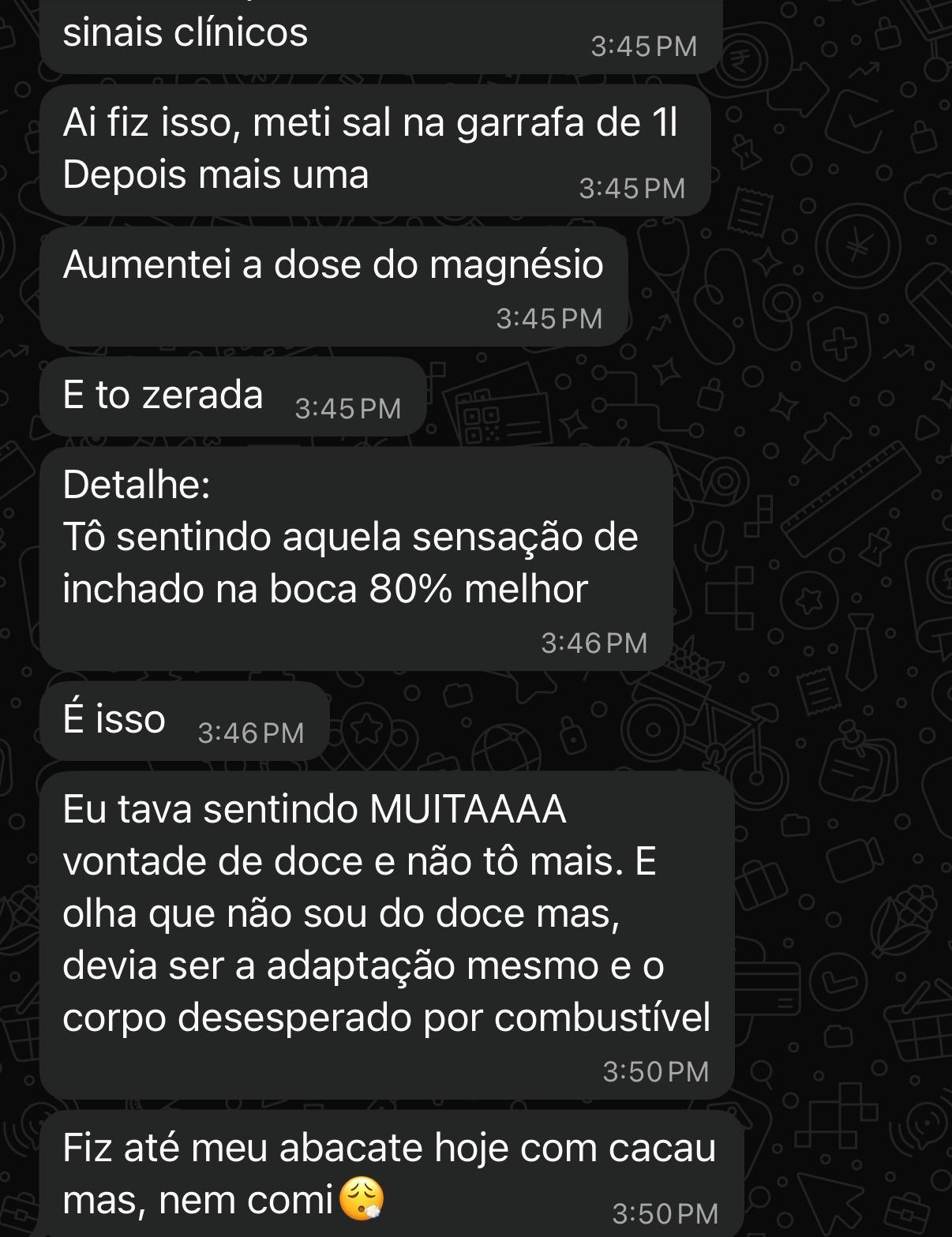 Depoimento real de aluna 2