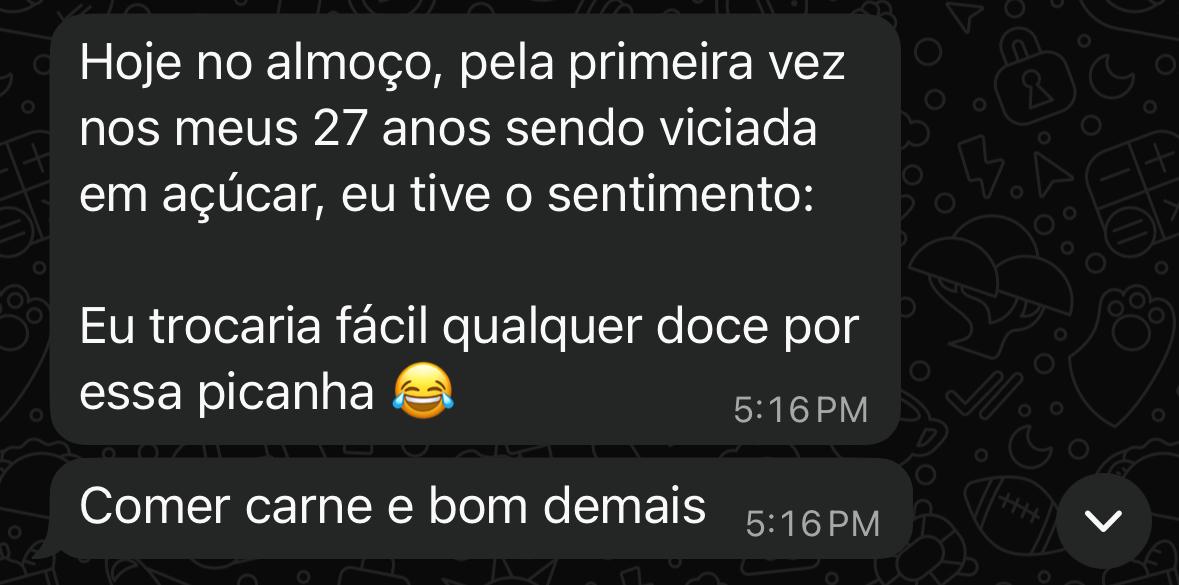 Depoimento real de aluna 1